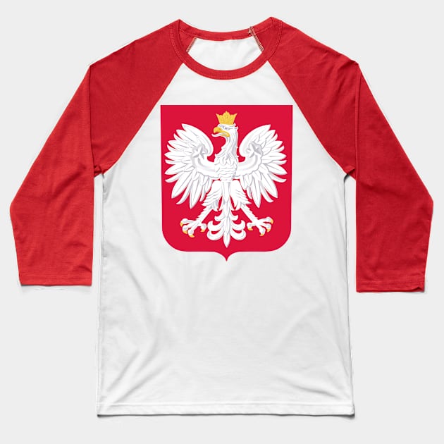 POLAND - BIG COAT Baseball T-Shirt by LILNAYSHUNZ